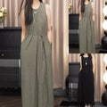 Pleated A-Line Cami Dress